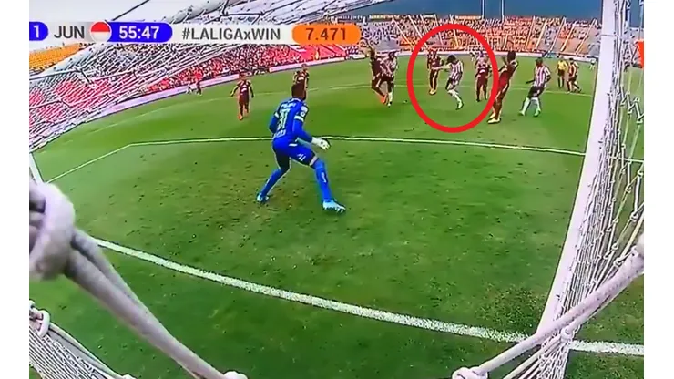 ¿Robaron al Junior? La supuesta mano por la que le anularon un gol