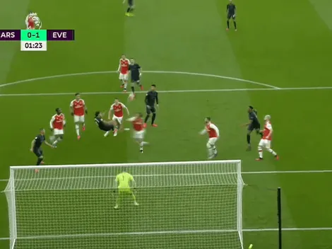 Dominic metió una pirueta hermosa y anotó ante Arsenal