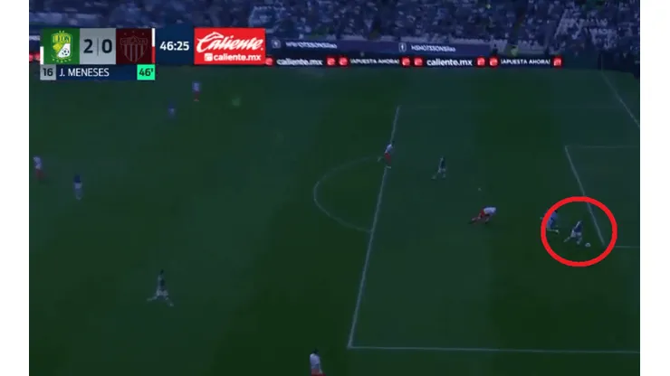 ¡Terrible error de Necaxa! Jean Meneses anota su segundo gol para León