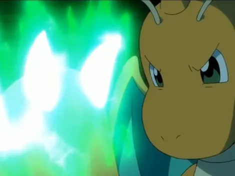 Ash batalla con su Dragonite por primera vez en el anime de Pokémon ¡Contra un Golurk gigante!