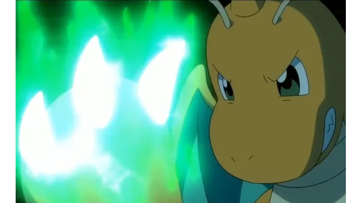 Ash batalla con su Dragonite por primera vez en el anime de Pokémon ¡Contra un Golurk gigante!