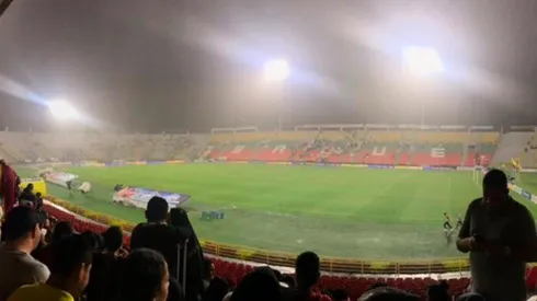 La lluvia y la tormenta eléctrica obligaron a suspender el juego entre Tolima y Junior en Ibagué,