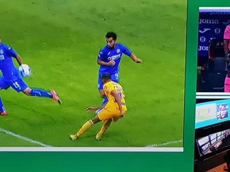 Juzguen ustedes: ¿Era penal para Tigres por mano de Roberto Alvarado?