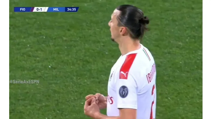 Así reaccionó Zlatan Ibrahimovic.