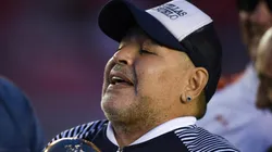 La felicidad de Diego Maradona.