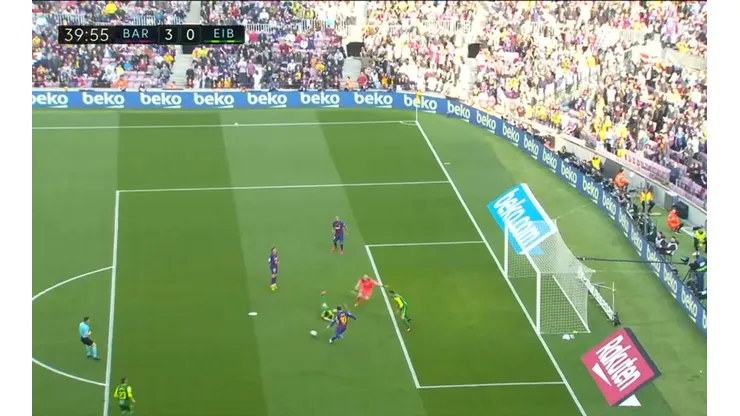 Messi metió su tercer gol ante Eibar en menos de 40 minutos