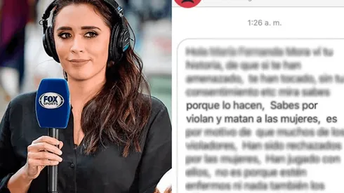 Maria Fernanda Mora expuso los escalofriantes mensajes de su agresor.