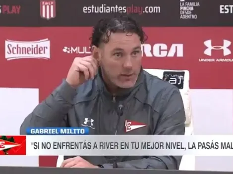 ¿Respeto o temor? Los tremendos elogios de Gabriel Milito hacia River