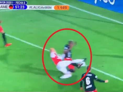 Un loco anda suelto en El Campín: gol de Valdés contra el América