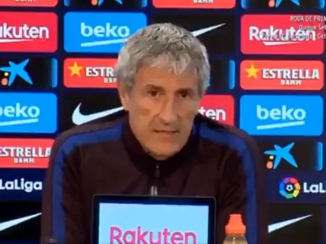 Setién le respondió a Messi: "En algunas cosas coincido y en algunas no"