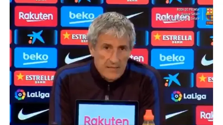Setién le respondió a Messi: "En algunas cosas coincido y en algunas no"