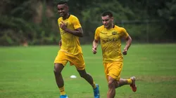 Fidel Martínez en un entrenamiento de Barcelona.