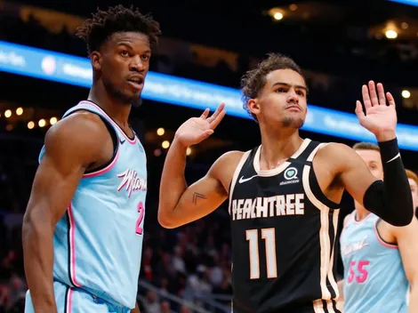 Trae Young se vengó y le buscó pelea a Jimmy Butler