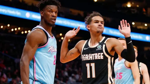 Trae Young se vengó y le buscó pelea a Jimmy Butler