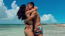 Foto de Oriana Sabatini con Paulo Dybala.