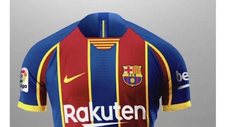 Foto de la camiseta de Barcelona.