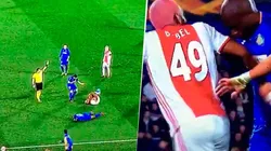 Video: Babel vio a un jugador del Getafe tirado y se puso a imitarlo