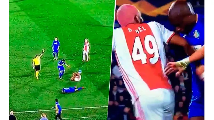 Video: Babel vio a un jugador del Getafe tirado y se puso a imitarlo