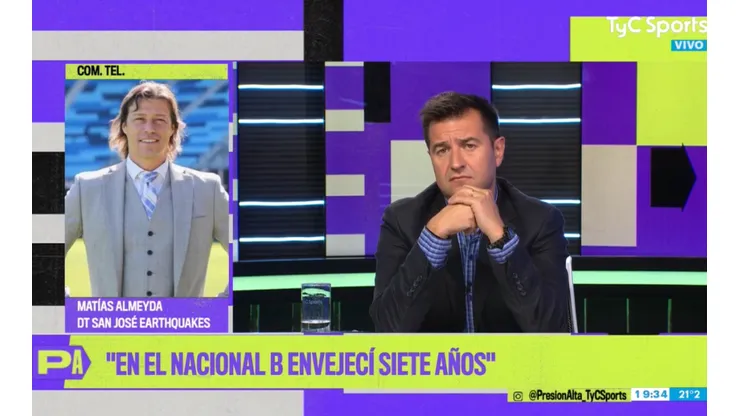 Almeyda: "En el Nacional B envejecí siete años"