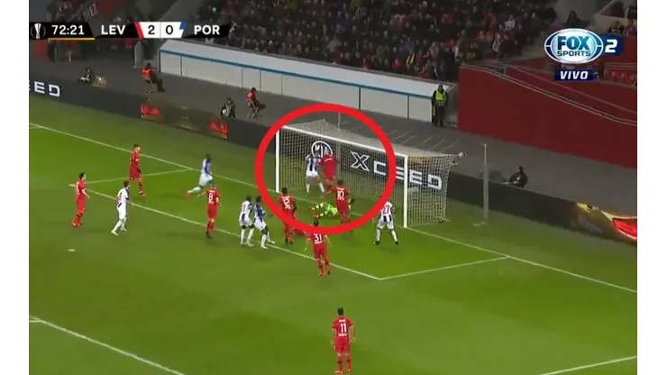 Así fue el gol de Luis Díaz contra el Bayer Leverkusen en la Europa League.