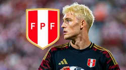 Oliver Sonne jugando para Perú.