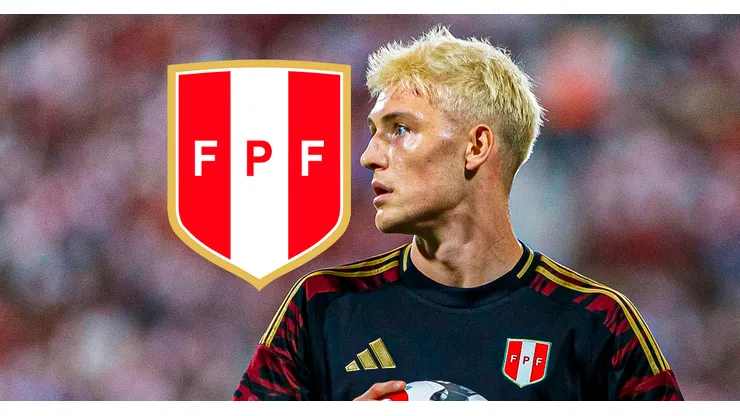 Oliver Sonne jugando para Perú.