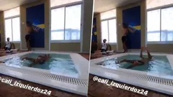 Video: Zárate desafió a Izquierdoz y el defensor no se achicó