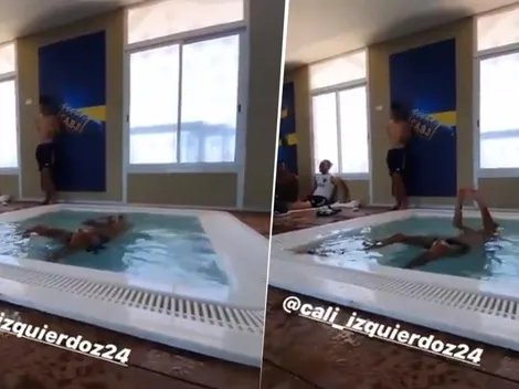 Video: Zárate desafió a Izquierdoz y el defensor no se achicó