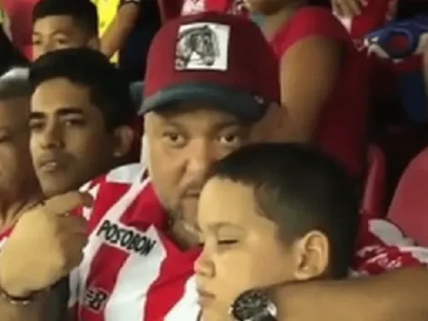 El video que conmueve al FPC: el tío le relata el partido a su sobrino ciego