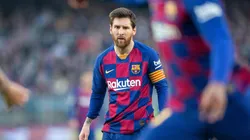 Foto de Lionel Messi, jugador de Barcelona.