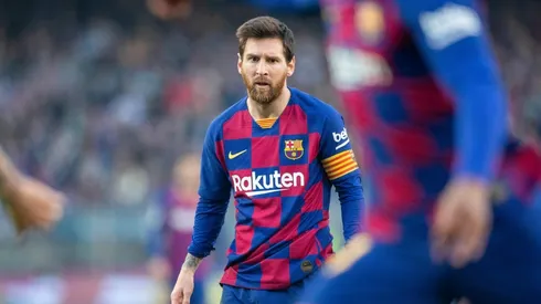 Foto de Lionel Messi, jugador de Barcelona.