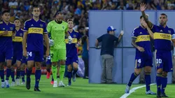 Foto de los jugadores de Boca en La Bombonera.