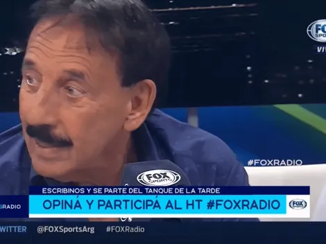 A Roberto Leto le pusieron el gol del Pity Martínez con River y se fue en vivo