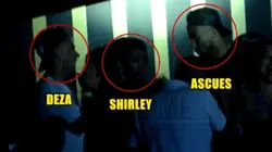 Ascues y Deza fueron captados en una discoteca el último sábado.