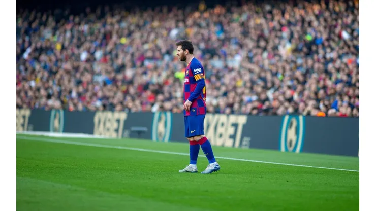 Foto de Lionel Messi, jugador de Barcelona.