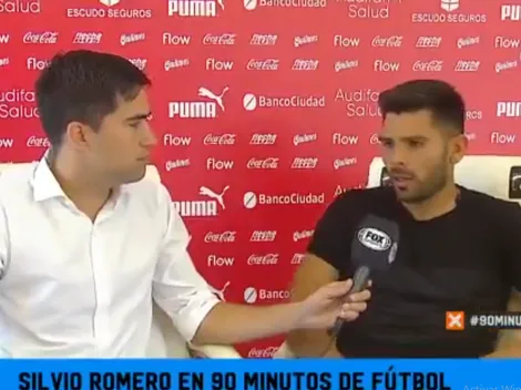 Silvio Romero: "Prefiero que los hinchas alienten y no que silben"
