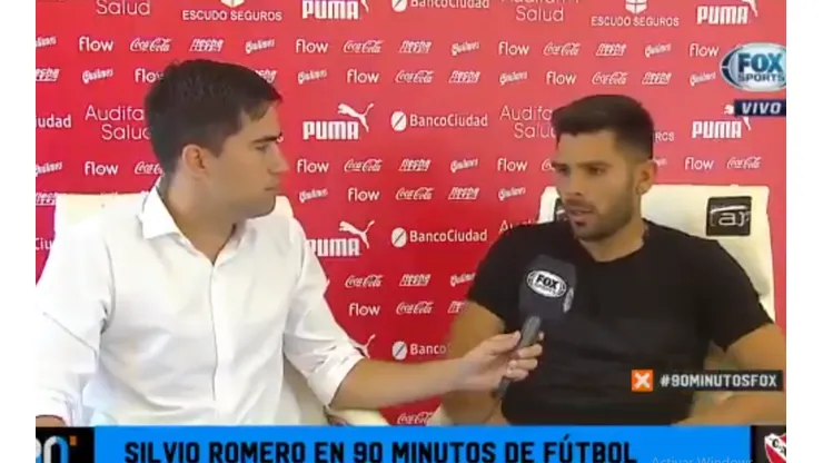 Foto de Silvio Romero, jugador de Independiente.