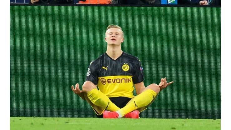 Gracias a Haaland: Borussia Dortmund venció 2 a 1 a PSG en la ida