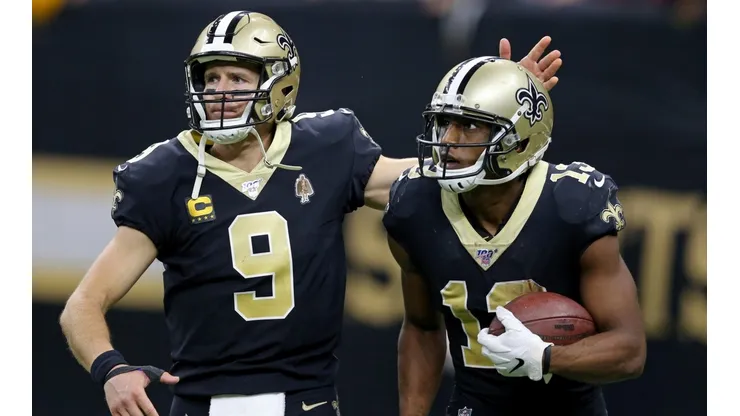 Michael Thomas le dedicó un emotivo mensaje a Drew Brees.