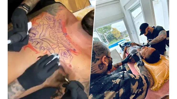 Está demente: el impactante tatuaje que Militão se hizo en todo en el pecho