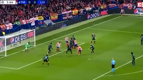 ¡Locura en Madrid! El Atlético le hizo el 1-0 al Liverpool a los 4 minutos