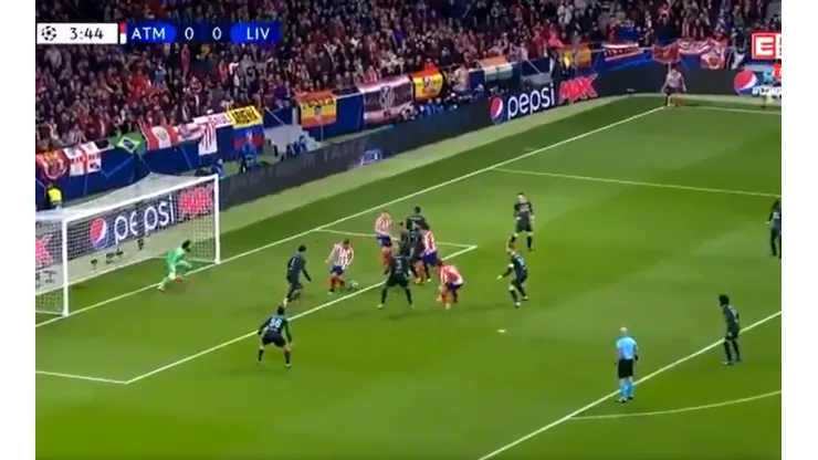 ¡Locura en Madrid! El Atlético le hizo el 1-0 al Liverpool a los 4 minutos
