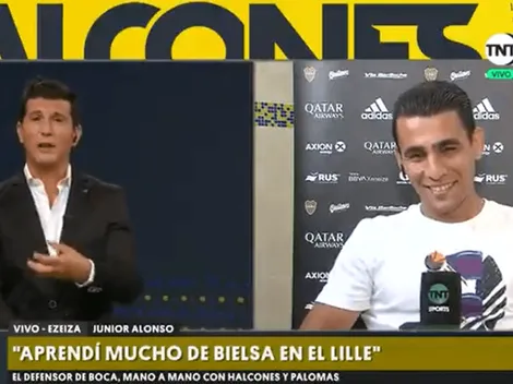 Junior Alonso contó por qué le dicen "el alemán" y los de Boca estallaron