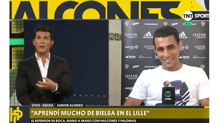 Junior Alonso contó por qué le dicen "el alemán" y los de Boca estallaron