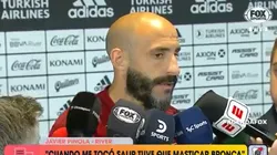 Pinola, sobre sus partidos sin jugar: "Alguna cara de enojo iba a tener"
