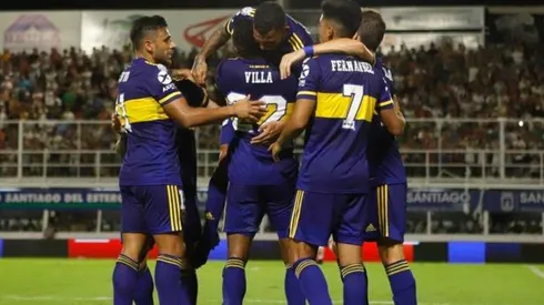 Foto de los jugadores de Boca.