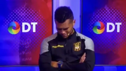 Así reaccionó Rolando Blackburn al recordar el penal.