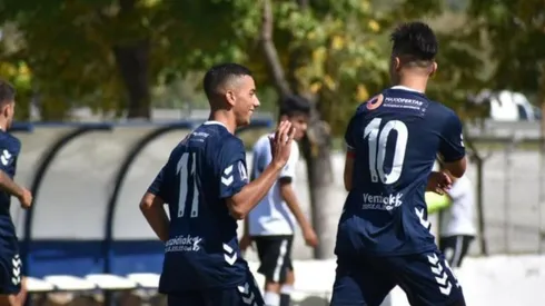 Axel Batista en las divisiones inferiores de Quilmes.