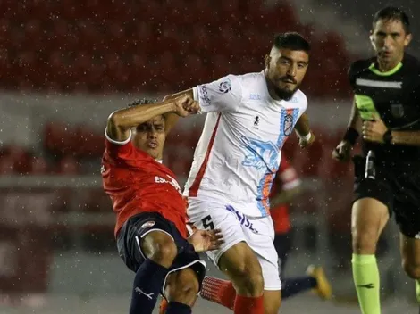 Sobre la hora, Independiente rescató un empate sufrido ante Arsenal