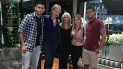 Gareca fue a Buenos Aires y conversó con Abram y Zambrano la semana pasada.